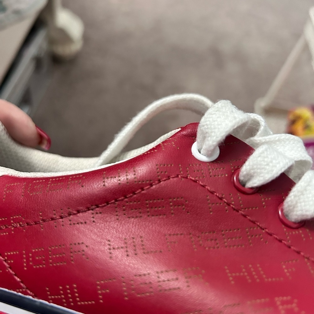 Tommy Hilfiger Red Women’s Sneakers - Picture 6 of 7